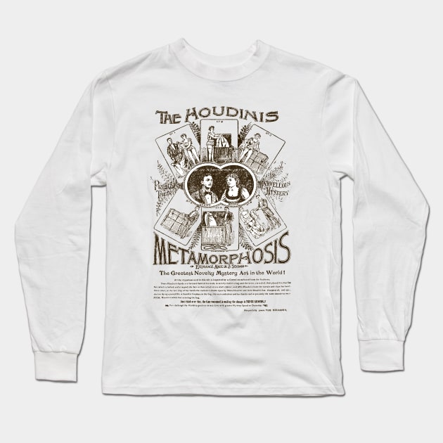 the Houdinis Long Sleeve T-Shirt by blackiguana